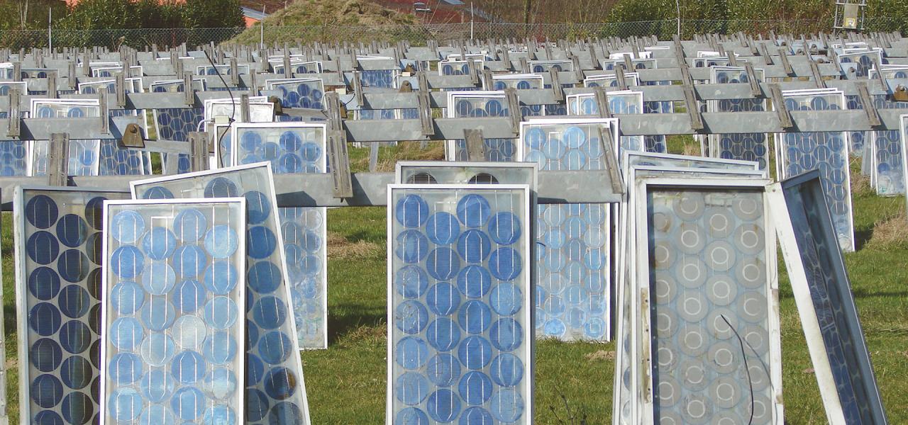 Vyřazené solární panely